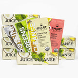 Smart Pressed Juice 7-Day Organic Juice Cleanse | Healthy Detox Program | Vegan Vanilla Protein, Cold-Pressed Green Juice, Beets Juice & Pineapple Chia Cleanse | High Fiber & Vegan