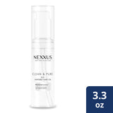 Nexxus Clean & Pure 5 in 1 Invisible Oil for Frizzy Hair, Nourishing Detox Paraben & Dye Free, 3.3 Fl Oz