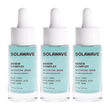 Solawave Renew Complex Serum for Face and Neck | Boost the Effects of Solawave Facial Wand | Red Light Therapy for Face and Microcurrent Facial Device for Anti-Aging and Skin Tightening | Pack of 3