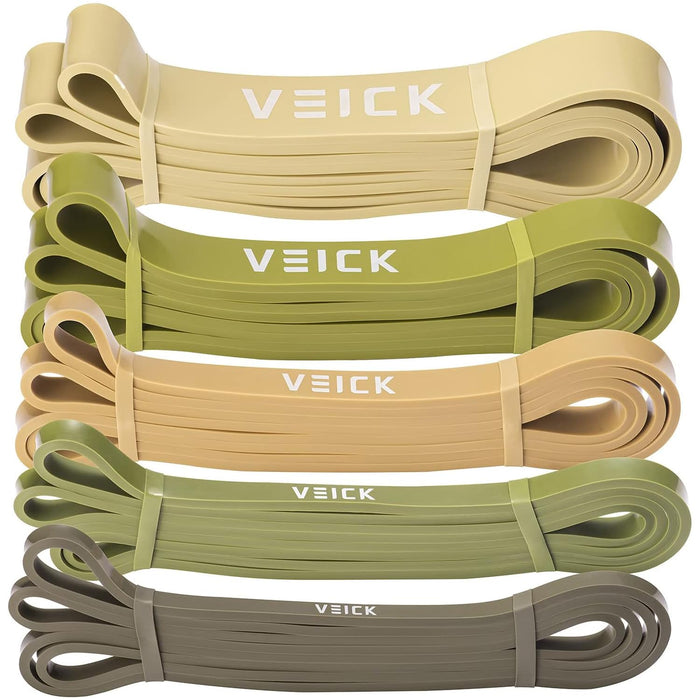 VEICK Resistance Bands for Working Out, Exercise, Workout Bands, Pull Up Assistance Bands, Long Heavy Stretch Bands Set for Men and Women, Power Weight Gym at Home Fitness Equipment