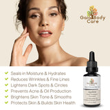 Gaia Body Care 5% Bakuchiol Oil Organic - (1oz) - Anti Aging, Antiwrinkle, Reduces Fine Lines, Smooths Skin, Hydrates - Plant Based Bakuchiol Serum - Best Retinol Alternative Facial Oil (Unscented)