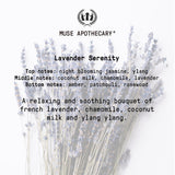 Muse Bath Apothecary Linen Ritual - Aromatic, Soothing, and Relaxing Linen Spray for Bedding, Laundry and Fabric Spray Freshener - Infused with Natural Aromatherapy Essential Oils - Lavender Serenity