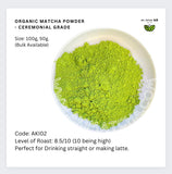 AKI MATCHA - 100% Organic Matcha Ceremonial Grade | Authentic Japanese Spring Harvest Matcha Powder | Made in Japan | USDA, JAS Certified Organic Matcha Green Tea Powder | Detox tea for body cleanse | Umami, bold, rich matcha, with a sweet aftertaste and