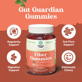 Sugar Free Fiber Gummies for Adults - High Fiber Supplement Gummies Vitamins for Adults with Prebiotic Soluble Chicory Root for Immunity and Digestive Support - Non GMO Halal Vegan Kosher Gluten Free