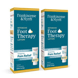 FRANKINCENSE & MYRRH Intensive Foot Therapy Lotion - Foot Pain Relief Lotion - Dual Action Pain Cream and Hydrating Skin Repair with Essential Oils, 6 Ounce - 2 pack