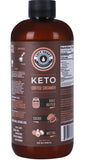 Keto Coffee Creamer with MCT Oil, Ghee Butter, Cocoa Butter, 16oz / 32 Servings. Must Blended. No Carb Keto Creamer for Coffee Booster. Unsweetened, Ketogenic, Low Carb by Left Coast Performance