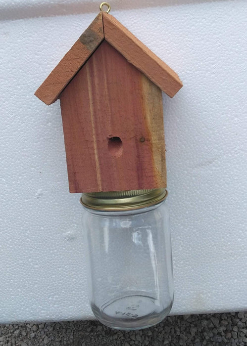 Amish-Made Rustic Carpenter bee Trap