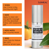 Vitamin Super C Serum for Women over 70, Rapid Anti Aging Serum, Face Lift Cream, Super Hydrates, Softens, Lifts and Firms, Fights Wrinkles, Reduces Dark Spots and Age Spots (30ml-1PCS)