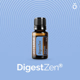 DoTerra DigestZen 15ml - Pure Essential Oil Digestive Blend with Peppermint, Ginger and Other Natural Oils to Help Reduce Gas, Indigestion and Upset Stomach