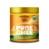 Khazana Pure Organic Grass Fed Ghee 16oz | Non-GMO, Gluten Free, Kosher & Keto Friendly | Traditional Indian Clarified Butter