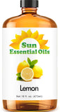 Sun Essential Oils 16oz - Lemon Essential Oil - 16 Fluid Ounces