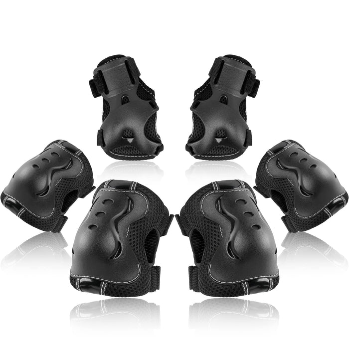 BOSONER Kids/Youth Knee Pad Elbow Pads Guards Protective Gear Set for Roller Skates Cycling BMX Bike Skateboard Inline Skatings Scooter Riding Sports