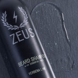 ZEUS Beard Shampoo Wash, Infused with Green Tea & Natural Ingredients to Cleanse and Soften Beard – 8 oz. Made in USA – Vanilla Rum