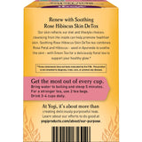 Yogi Tea Soothing Rose Hibiscus Skin DeTox Tea - 16 Tea Bags per Pack (6 Packs) - Organic DeTox Tea to Support Skin Health - Includes Green Tea Leaf, Rose Petal, Honeybush Leaf, Hibiscus & More