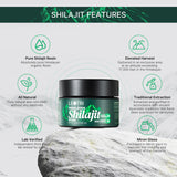 Shilajit Pure Himalayan Organic Shilajit Resin: Authentic Fulvic Acid with 85+ Trace Minerals - Gold Grade Natural Siberian Shilajit Supplement for Energy Immune Support, 1.1 OZ