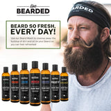 Live Bearded: Beard Wash - Executive - Beard and Face Wash - 8 fl. oz. - Water-Based Formula with All-Natural Ingredients for a Gentle, Deep Cleanse - Made in the USA