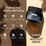 Shilajit Pure Himalayan Organic: Shilajit Resin - Shilajit for Men and Women - Pure Shilajit with Trace Minerals & Fulvic Acid - for Energy, Strength & Immunity (30 G)