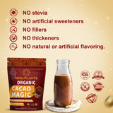 MegaPlants Cacao Magic (50 Servings) | Superfood 5 Mushroom Blend for Focus, Clarity & Energy | Lions Mane, Reishi, Chaga, Cordyceps, Turkey Tail | Smoothie, Hot Chocolate, Coffee Alternative