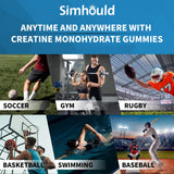 Simhould 1 Pack 5000MG Creatine Monohydrate Gummies for Men & Women, Chewable Creatine Monohydrate for Muscle Strength & Growth, Energy Boost, Muscle Builder, Sugar Free Supplements, Vegan, 60 Counts