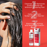Clarifying Shampoo for Build Up | Heavy Metal Detox Shampoo to Pass Hair Follicle | Removes Product Build-Up, Dirt, Chlorine & Oil | Color Safe & Sulfate Free | Purifying Shampoo for Irritated Scalps