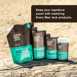 Every Man Jack Men’s Hydrating Body Wash for All Skin Types - Cleanse and Hydrate Skin with Naturally Derived Marine Extracts, Coconut Oil, and a Sea Minerals + Citron Scent - 33.8 fl. oz. - 2 Bottle