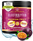 KEY NUTRIENTS Electrolytes Powder No Sugar - Delicious Passion Fruit Electrolyte Powder - Hydration Powder - No Calories, Gluten Free Keto Electrolytes Powder - 90 Servings - Made in USA