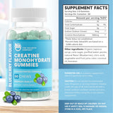 THE HOLISTIC COMPANY Creatine Monohydrate Gummies - Premium Quality High Strength Creatine Gummy, 1000MG Per Serving
