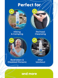 Nurture Rinse Free Foaming Cleanser | Waterless Shower & Bath Wash w/Aloe for Sensitive Dry Skin | Women, Camping, Elderly & Hospital Patients | Perineal Cleansing Foam, Hand & Body Soap 3 Pk