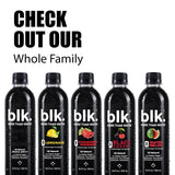 blk. Natural Mineral Alkaline Water, Watermelon, 500 mL Pack of 12, 8 pH Water, Bioavailable Fulvic & Humic Acid Extract, Trace Minerals, Electrolytes to Hydrate, Repair & Restore Cells