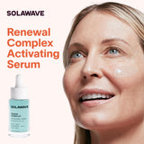 Solawave Renew Complex Serum for Face and Neck | Boost the Effects of Solawave Facial Wand | Red Light Therapy for Face and Microcurrent Facial Device for Anti-Aging and Skin Tightening | Pack of 3