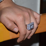 Men's Hip Hop Rings- Bling Bling Iced Full CZ