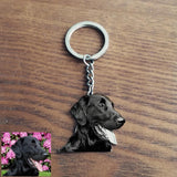 Custom Made Pet Photo Keychain