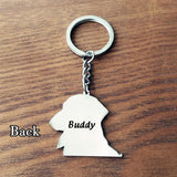 Custom Made Pet Photo Keychain