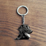 Custom Made Pet Photo Keychain