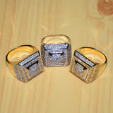 Men's Hip Hop Rings- Bling Bling Iced Full CZ